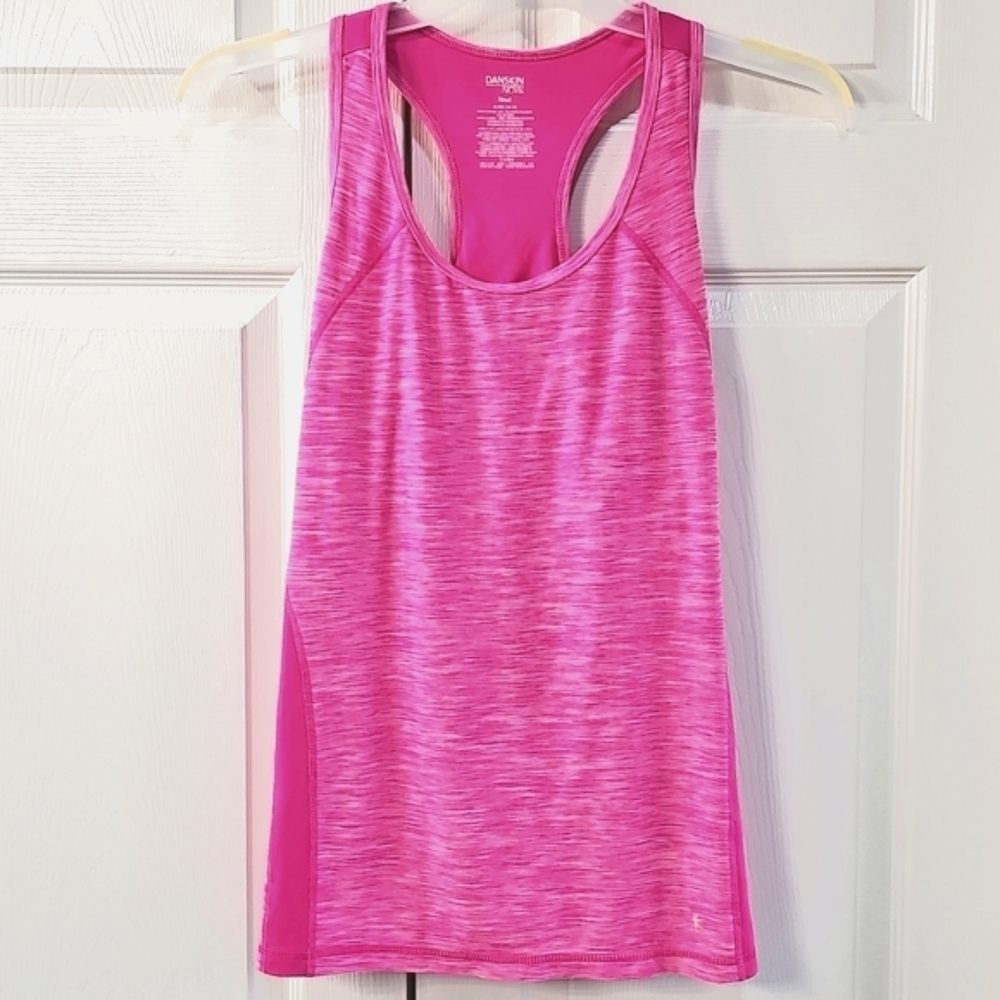 NEW DANSKIN NOW Fitted Dri More pink sports tank. XL (16-18) - Picture 2 of 10